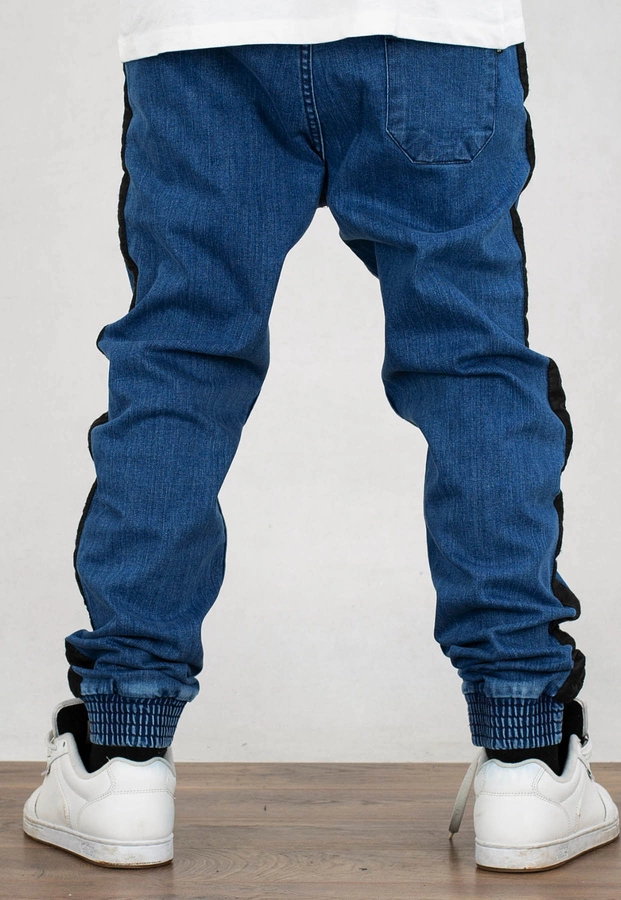 Spodnie SSG Jogger Jeans Czarny Lampas light