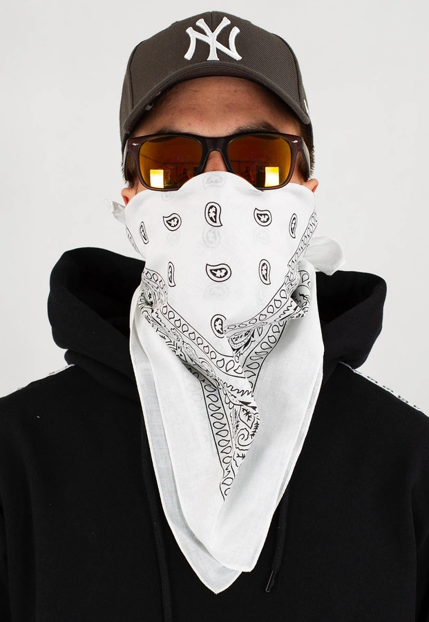 Chusta Red Eyes biało czarna