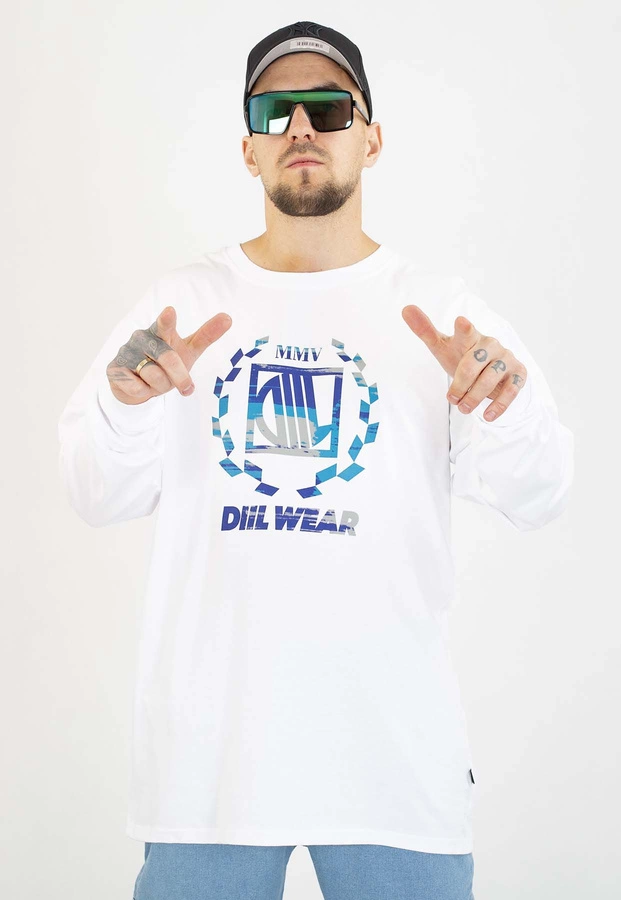 Longsleeve Diil Sharp biały