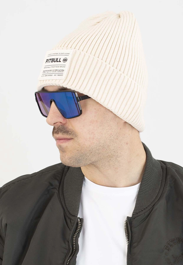 Czapka Zimowa Pit Bull Dock off white