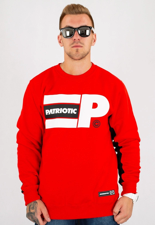 Bluza Patriotic P Big Flag czerwono czarna