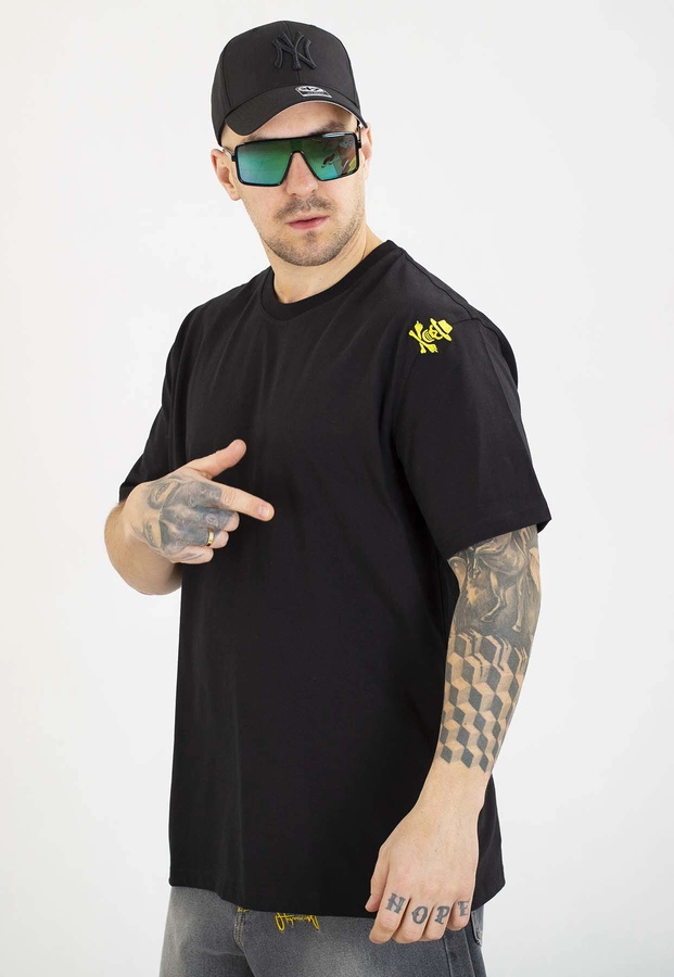 T-shirt Stoprocent Wini's Skull Haftbark czarny