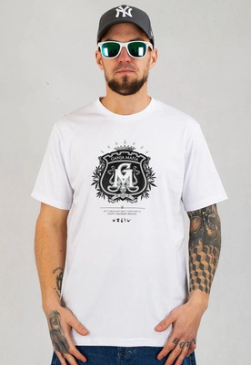 T-shirt Ganja Mafia Herb Black biały