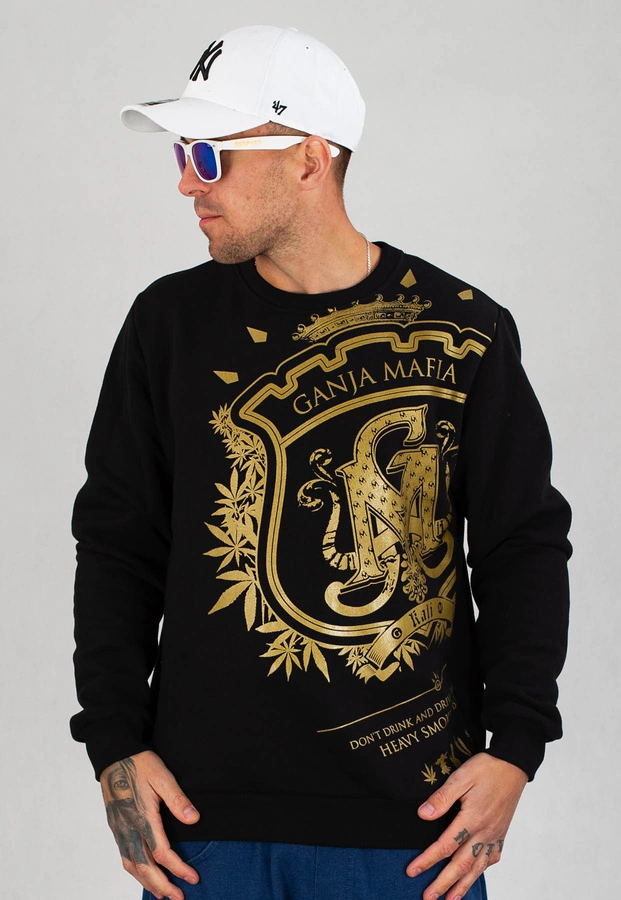 Bluza Ganja Mafia Herb Big czarna