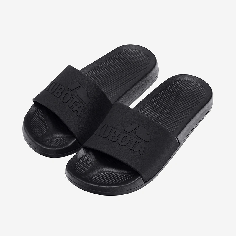 Klapki Kubota Basenowe Plain K0000-101-004-23-1 czarno czarne