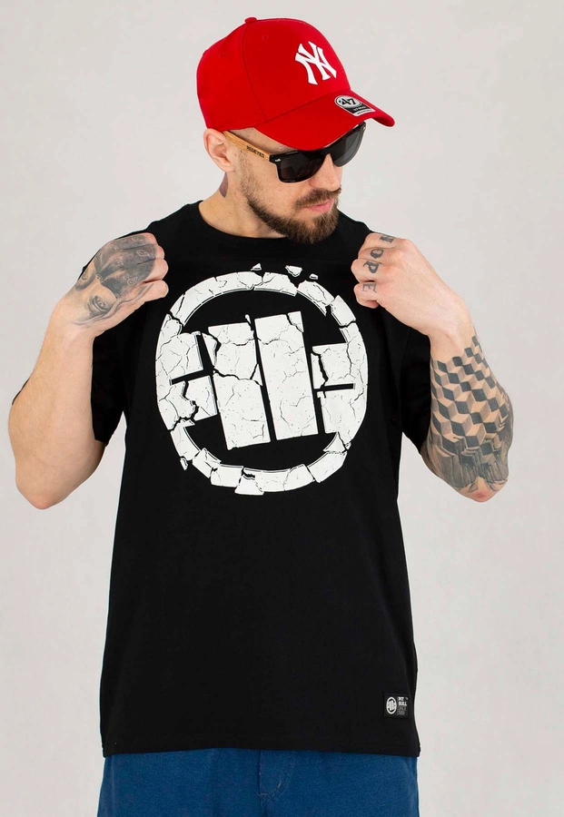 T-shirt Pit Bull Scratch czarny