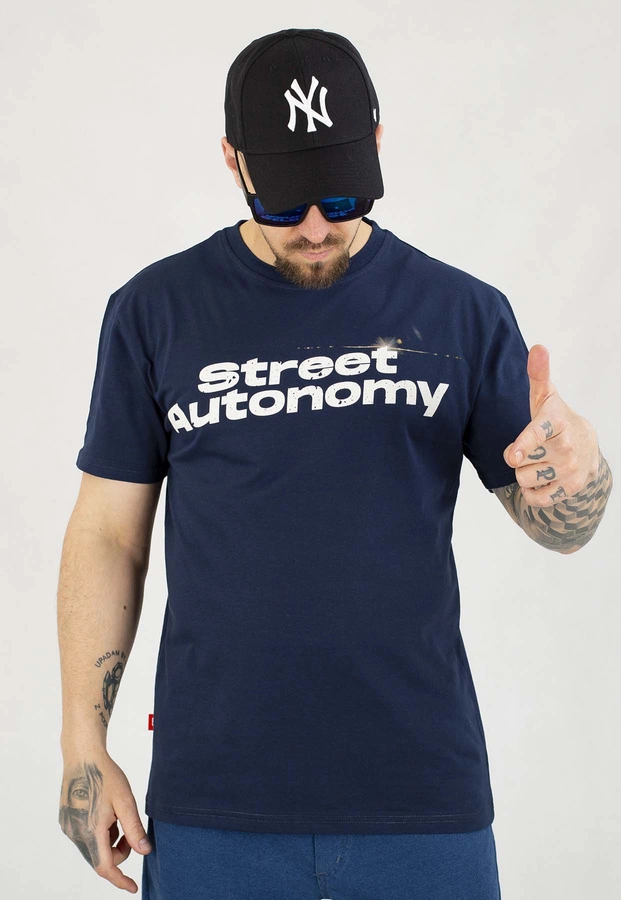 T-shirt Street Autonomy Force niebieski