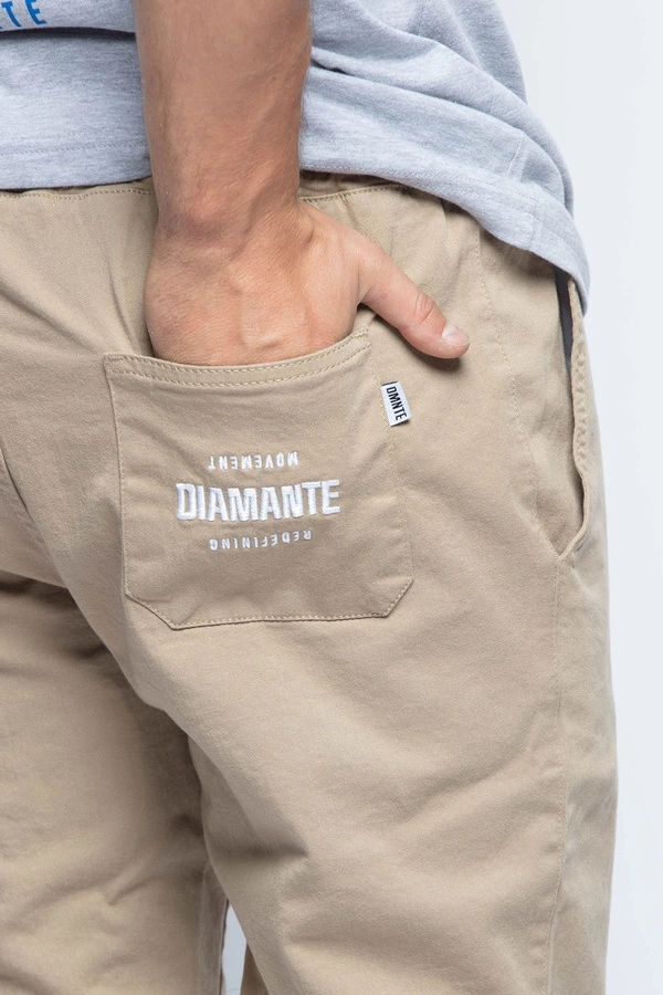 Spodnie Diamante Wear Jogger Unisex RM Classic beżowe