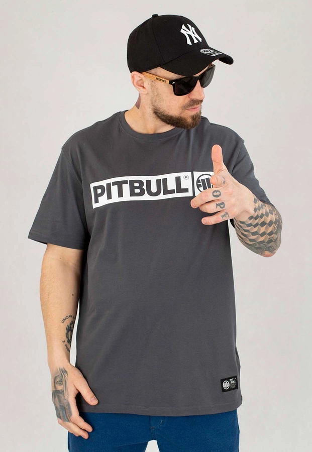 T-shirt Pit Bull Hilltop 170 grafitowy