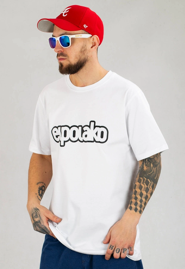 T-shirt El Polako Elpo HD biały