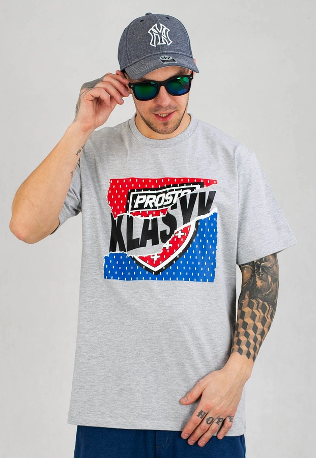 T-shirt Prosto Zdrap szary