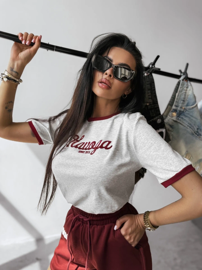 T-Shirt Olavoga Aven szary