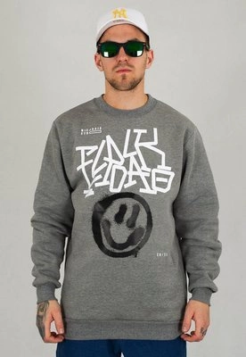 Bluza El Polako Smile ciemno szara