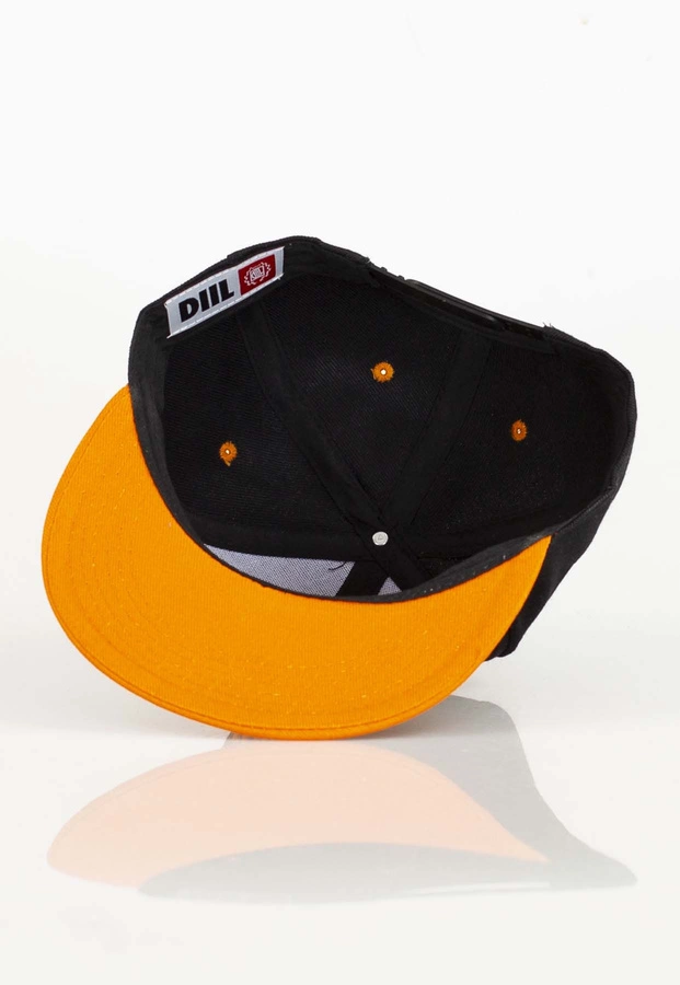 Czapka Snapback Diil Laur czarno pomarańczowa
