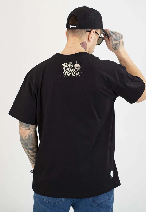T-shirt Brain Dead Familia Mózg czarny