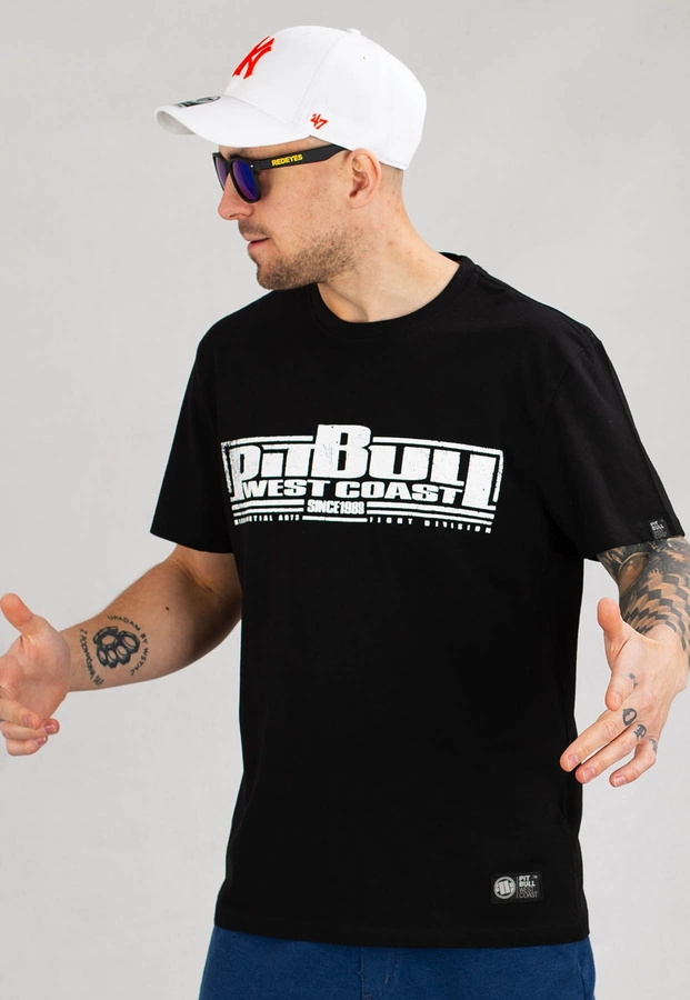 T-shirt Pit Bull Vale Tudo czarny