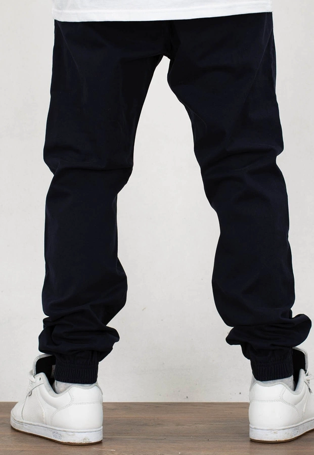 Spodnie Prosto Chino Jogger Call granatowe