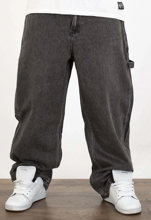 Spodnie Mass Jeans Extra Baggy Fit Crown black washed