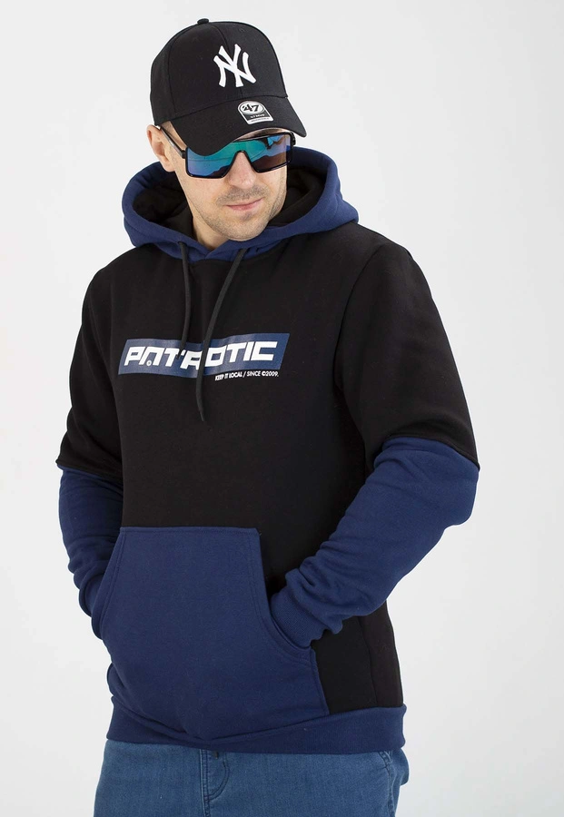 Bluza Patriotic Z Kapturem P-Modern czarno granatowa