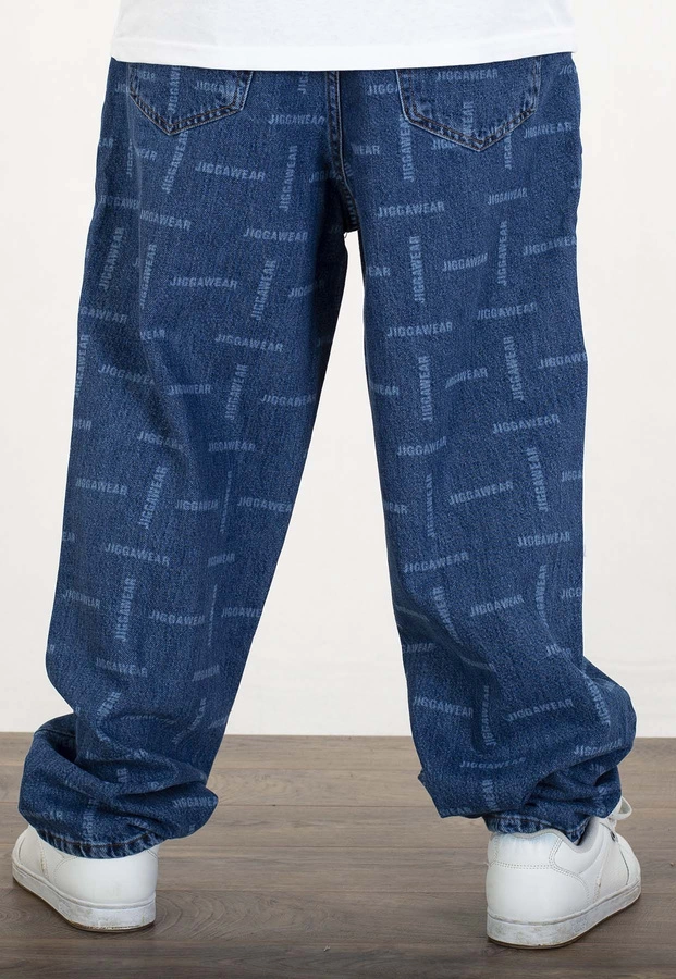 Spodnie Jigga Wear Baggy Jeans Mini Laser Blue