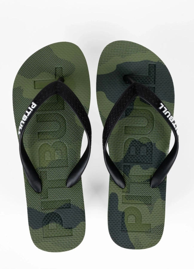 Klapki Pit Bull Pitbull camo woodland camo