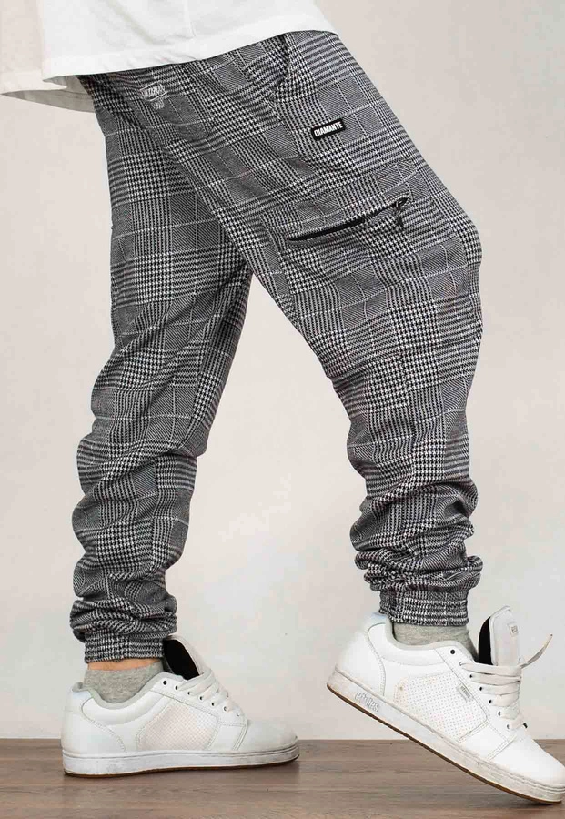 Spodnie Diamante Wear Jogger Italy Cargo Unisex jasna krata