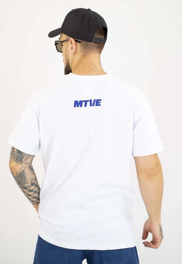 T-shirt Motive Laur biały