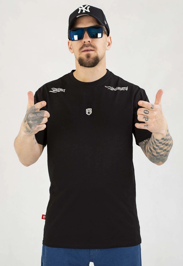 T-shirt Street Autonomy Goden czarny