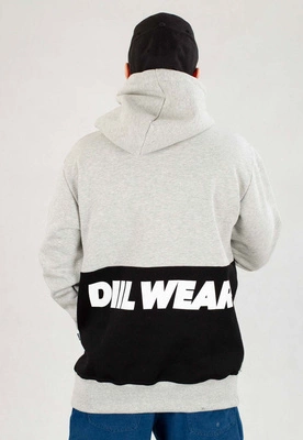 Bluza Diil Z Kapturem Double Color szara