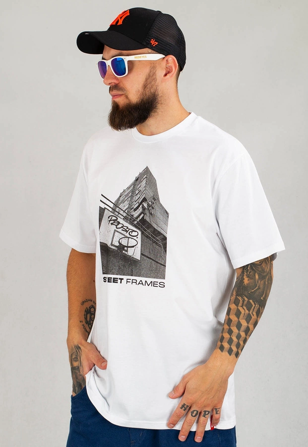T-shirt Prosto Zebr biały