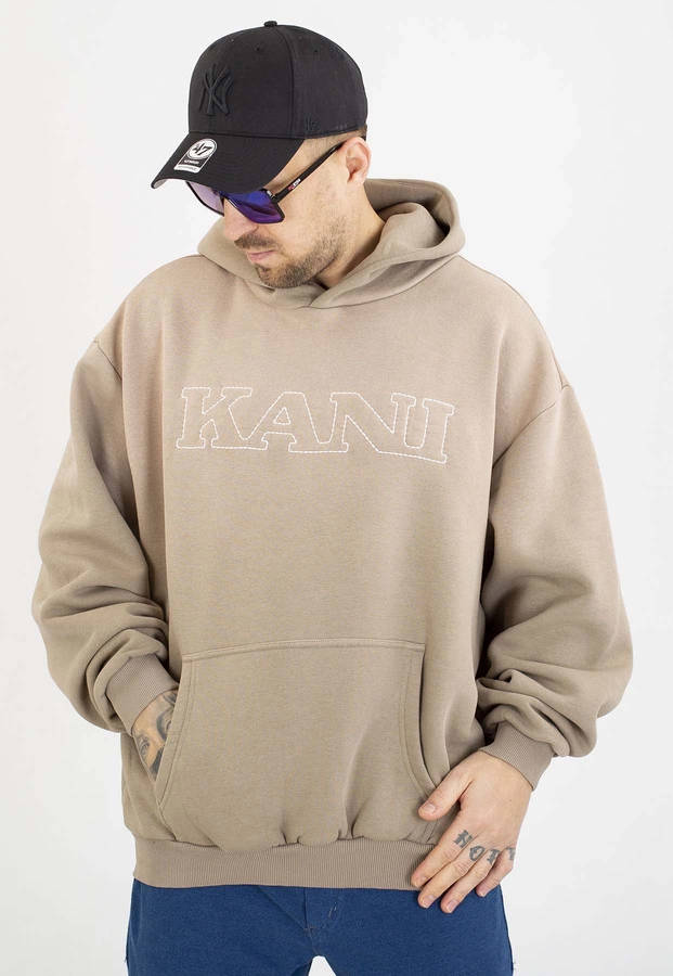 Bluza Karl Kani Z kapturem Retro Washed OS PD00007534 beżowa