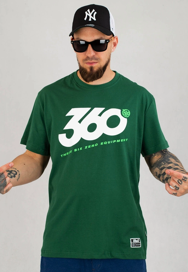 T-shirt 360CLTH Movement zielony