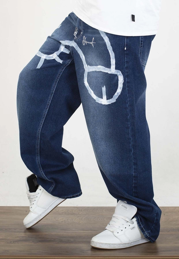 Spodnie Stoprocent Baggy Dick jeans blue