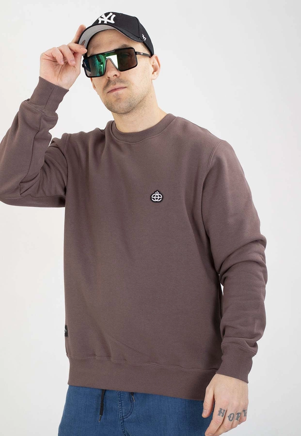 Bluza Elade Bez Kaptura Icon Mini Logo brązowa