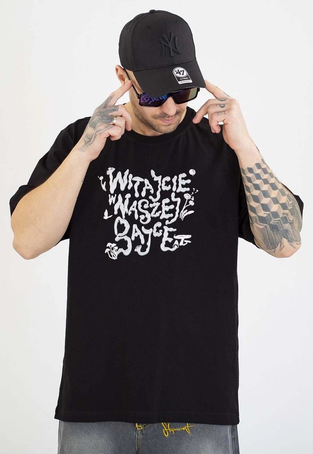 T-shirt Stoprocent Witajcie W Naszej Bajce czarny