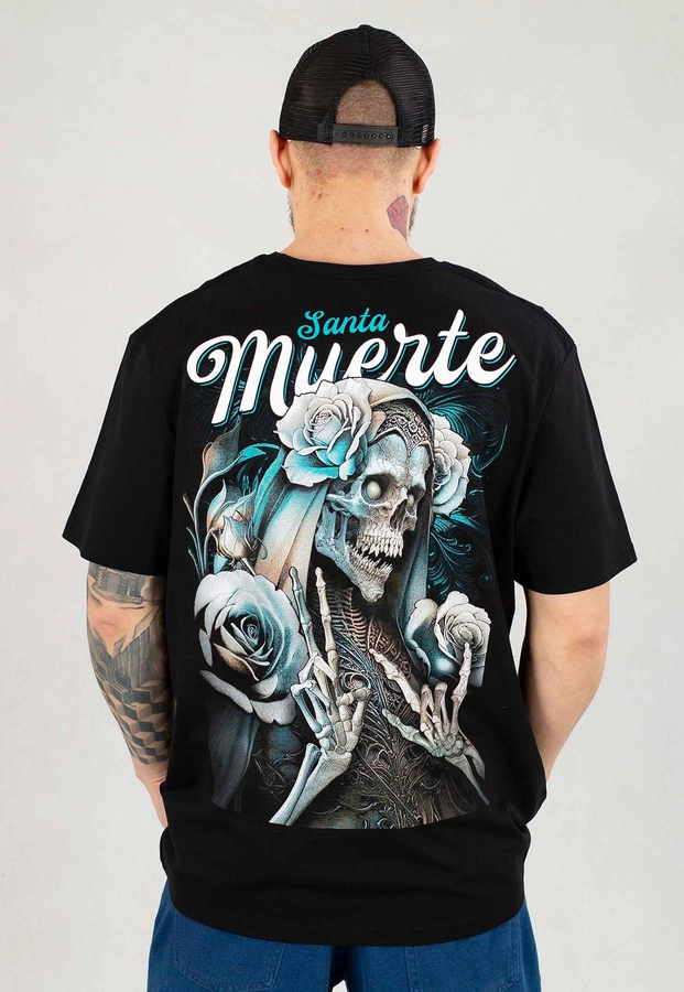 T-shirt Pit Bull Santa Muerte 24 czarny