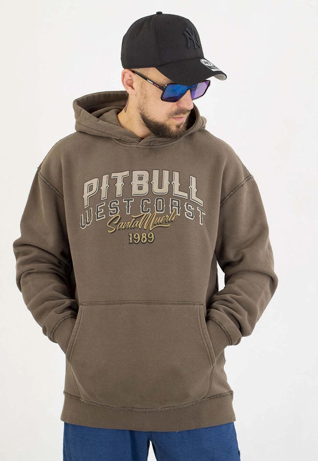 Bluza Pit Bull Santa Muerte major olive