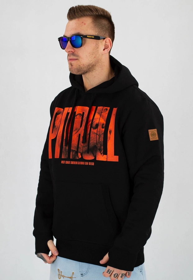 Bluza Pit Bull Orange Dog czarna