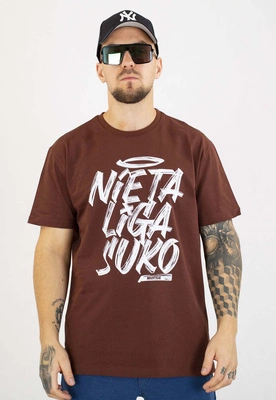 T-shirt Motive NTL Sharp brązowy