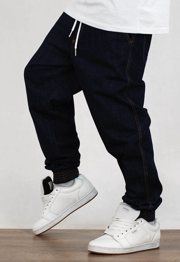 Spodnie El Polako Joggery Slim Jeans Sticker dark