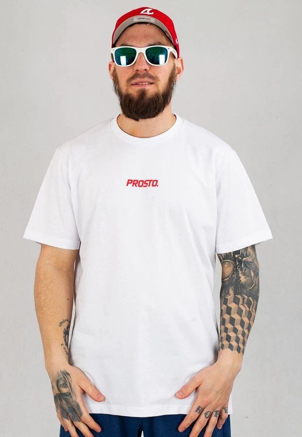 T-shirt Prosto Outshield biały