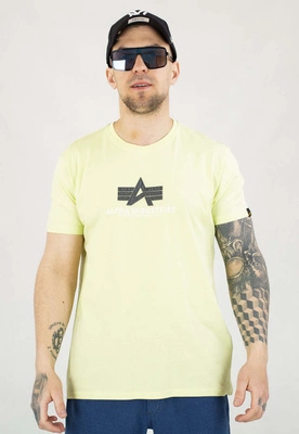 T-shirt Alpha Industries Basic T Rubber 100501RB limonkowy