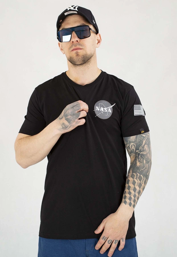 T-shirt Alpha Industries Space Shuttle 176507 czarny