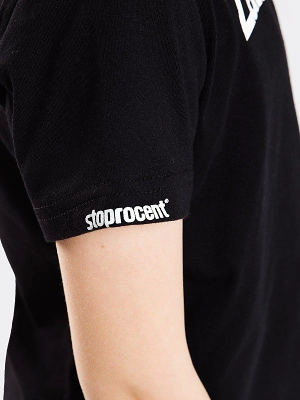 T-shirt Stoprocent Zabroń Mi czarny