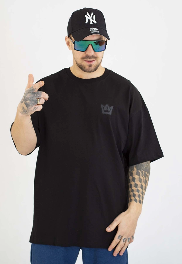 T-shirt Jigga Wear Baggy Black Spray czarny