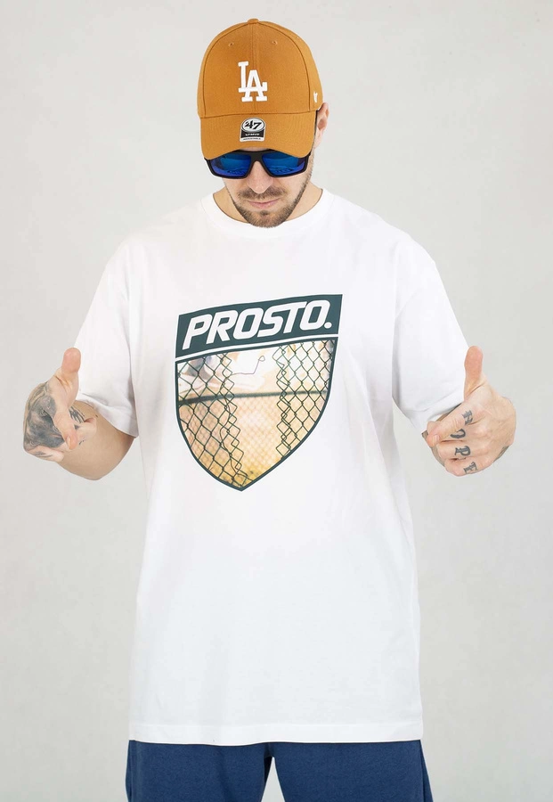 T-shirt Prosto Skizzle biały