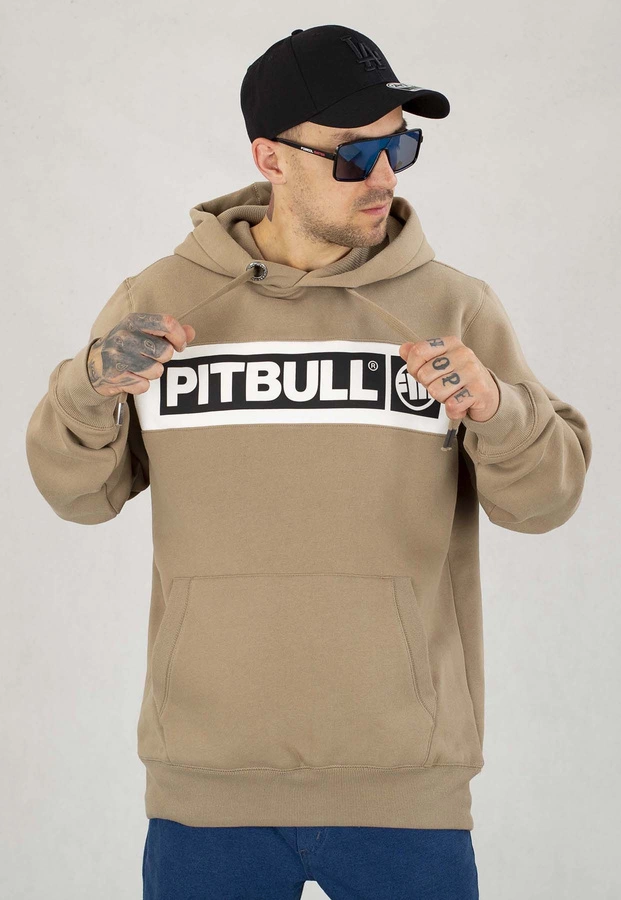 Bluza Pit Bull Z Kapturem Sherwood beżowa