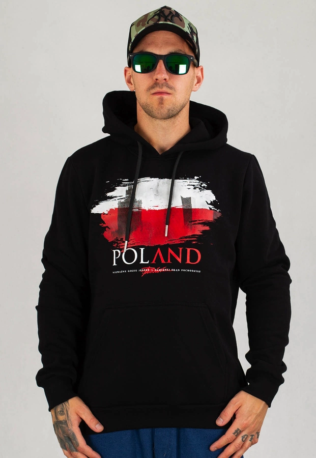 Bluza Patriotic Poland Flag czarna