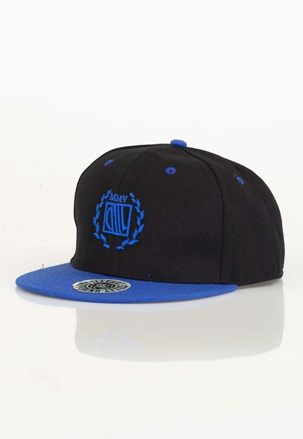 Czapka Snapback Diil Laur czarno niebieska