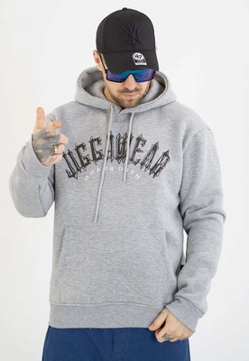 Bluza Jigga Wear Z Kapturem Trap Logo szara